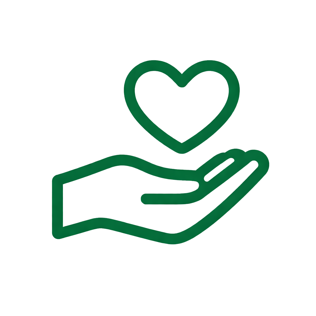 mano corazón