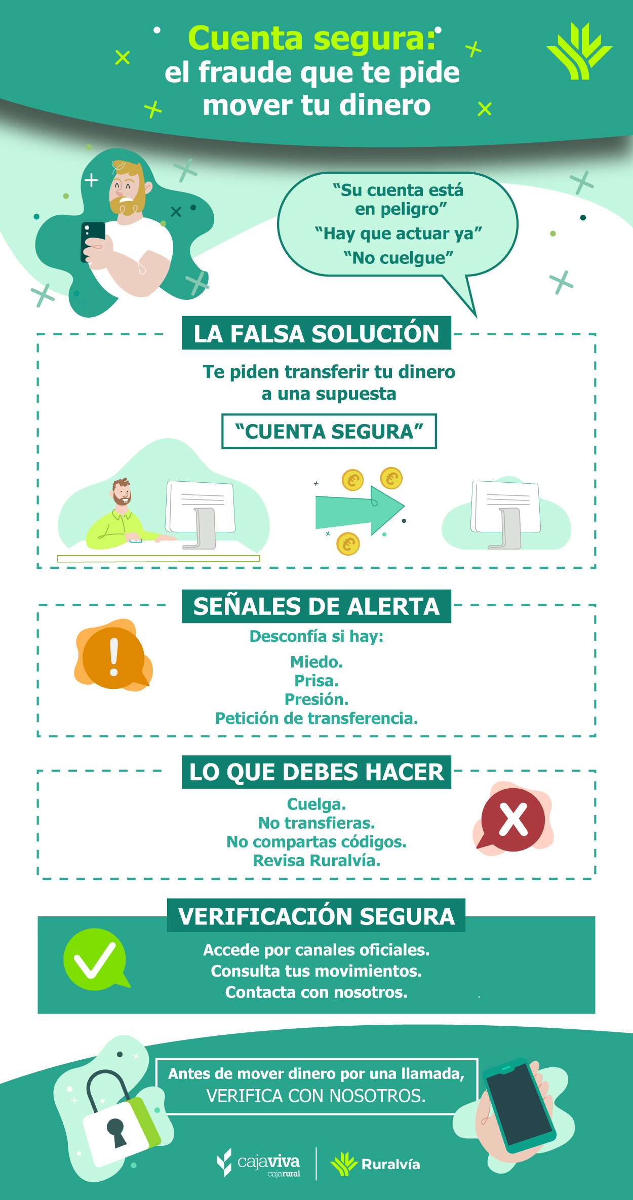 fraude mover dinero